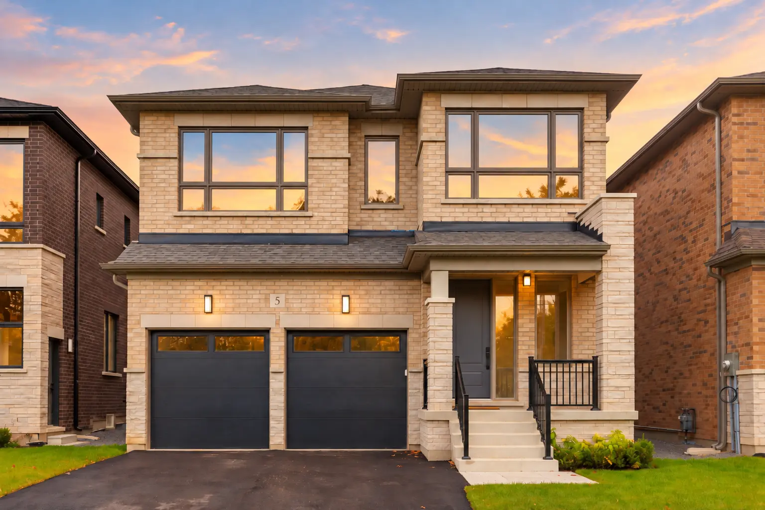 5 Richmond Park Drive at sundown